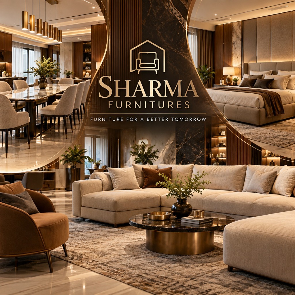 Sharma Furnitures — Furniture For A Better Tomorrow, brand showcase and luxury interior solutions