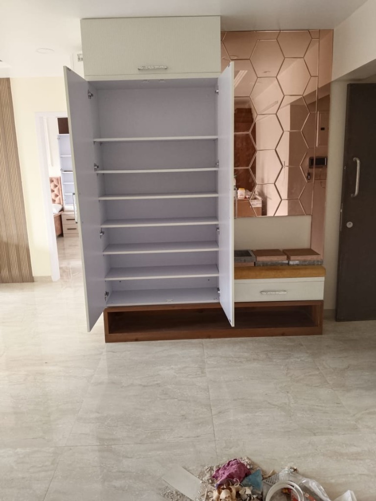 Internal Multi-Tier Storage Rack